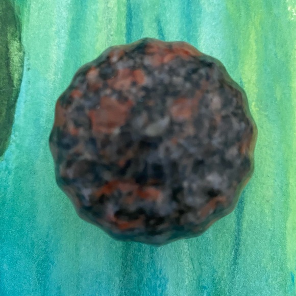 LEPIDOLITE PUMPKIN REIKI CRYSTAL Size 2 inches - Picture 4 of 4